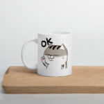 Cốc sứ hình mèo Ami bụng bự