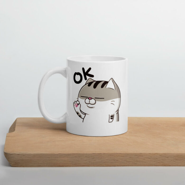 Cốc sứ hình mèo Ami bụng bự