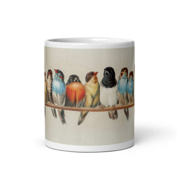 Cốc sứ hình chim bói cá cổ điển