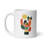 Cốc sứ hình cây xương rồng đầy màu sắc dễ thương