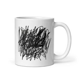 Cốc sứ hình vẽ nguệch ngoạc