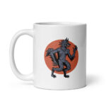 Cốc sứ hình người sói kiểu vintage