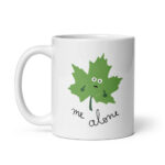 Cốc sứ hình lá dễ thương Leaf me alone