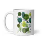 Cốc sứ hình vẽ khu rừng mùa xuân