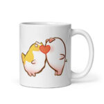 Cốc sứ hình Ủn Ủn và Meo Meo dễ thương