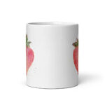 Cốc sứ hình dâu tây lấp lánh