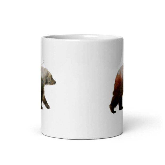 Cốc sứ hình gấu độc đáo