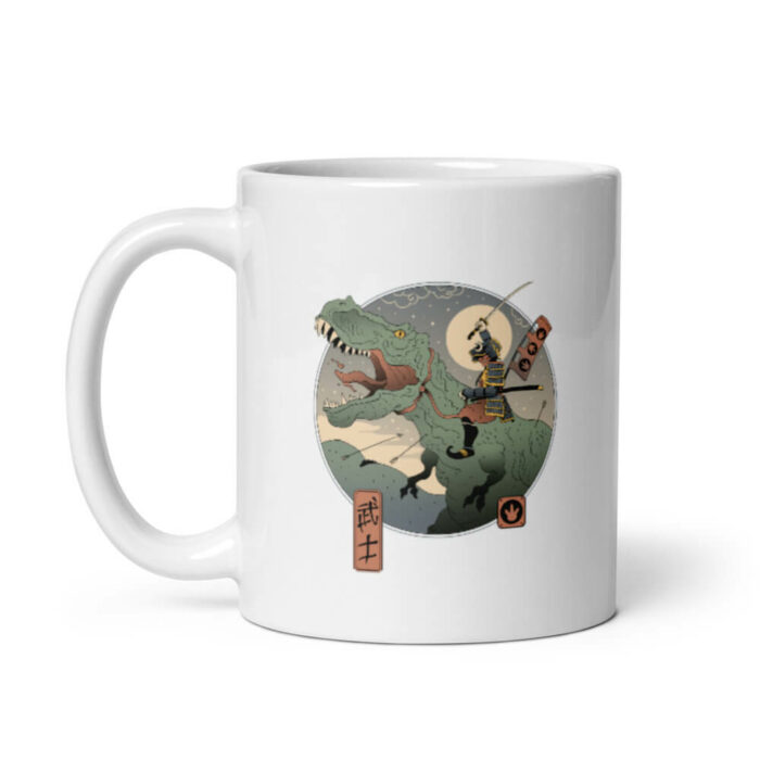 Cốc sứ hình Samurai kỷ Jura