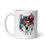 Cốc sứ hình Sói nghệ thuật độc đáo