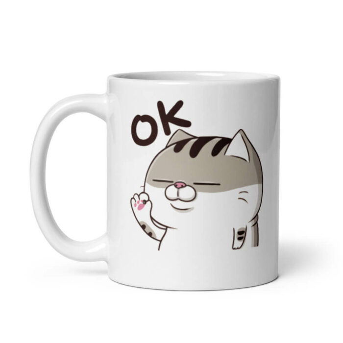 Cốc sứ hình mèo Ami bụng bự