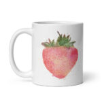 Cốc sứ hình dâu tây lấp lánh