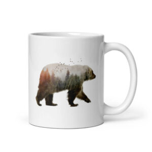 Cốc sứ hình gấu độc đáo