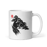 Cốc sứ hình bonsai ký đá đẹp và độc đáo