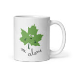 Cốc sứ hình lá dễ thương Leaf me alone