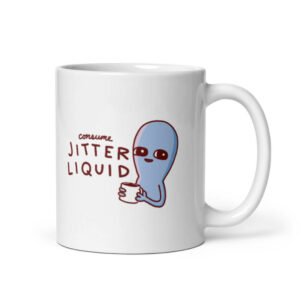 Cốc sứ hình Alien dễ thương và ngộ nghĩnh