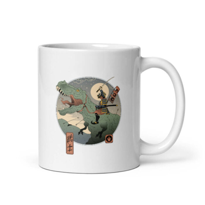 Cốc sứ hình Samurai kỷ Jura