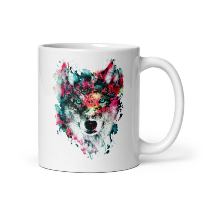 Cốc sứ hình Sói nghệ thuật độc đáo Cốc sứ hình Sói nghệ thuật độc đáo