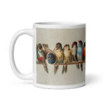 Cốc sứ hình chim bói cá cổ điển