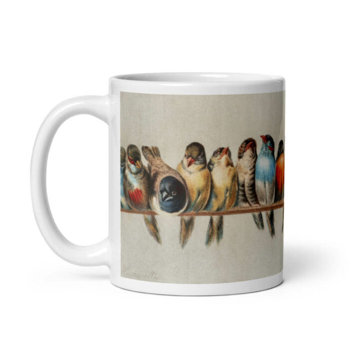 Cốc sứ hình chim bói cá cổ điển