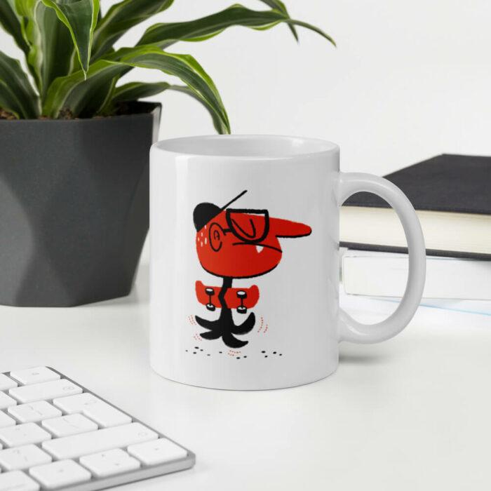 Cốc sứ hình retro vampire kiểu cổ điển