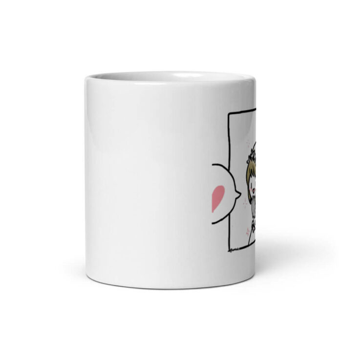 Bộ hai cốc sứ hình trọc trắng cầu hôn dành cho cặp đôi