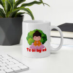 Cốc sứ hình Phật giáo từ bi hỷ xả