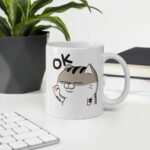 Cốc sứ hình mèo Ami bụng bự