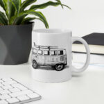 Cốc sứ hình xe Van cá tính