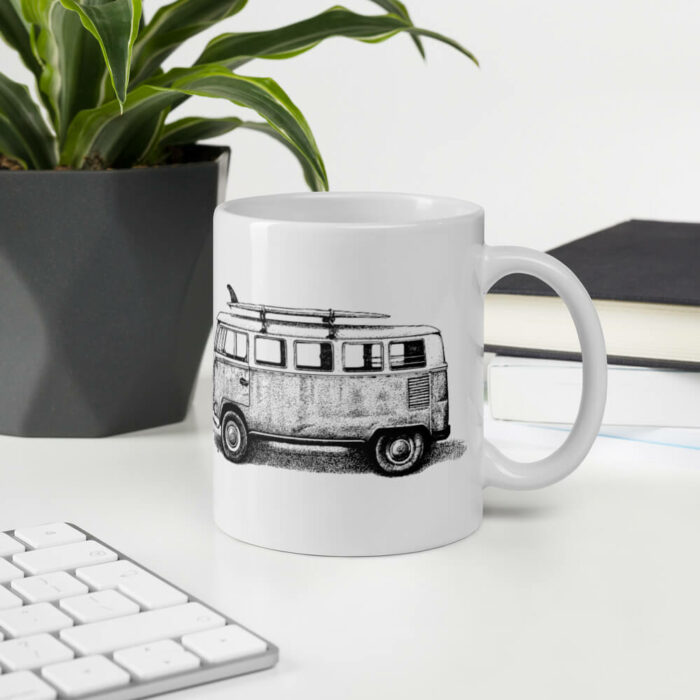 Cốc sứ hình xe Van cá tính