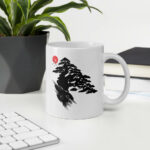 Cốc sứ hình bonsai ký đá đẹp và độc đáo