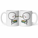 Bộ hai cốc sứ dễ thương dành cho cặp đôi