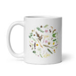 Cốc sứ hình các loại hoa lá đơn giản