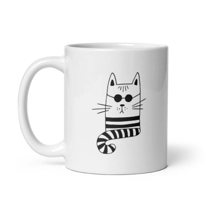 Cốc sứ hình mèo Cool Cat độc đáo