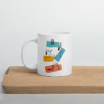 Cốc sứ hình vẽ tập Yoga độc đáo 2