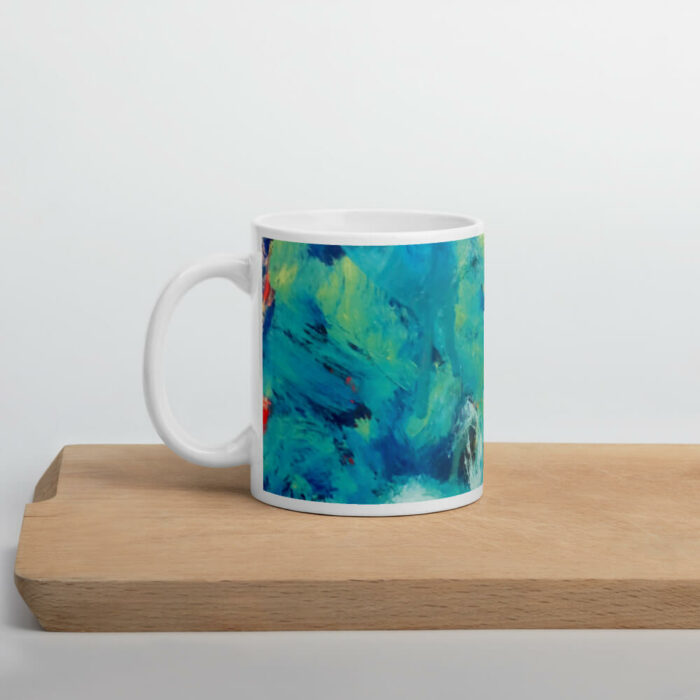 Cốc sứ hình vẽ tranh trừu tượng đẹp