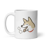 Cốc sứ hình vẽ chó Shiba Inu dễ thương 2