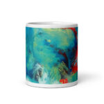 Cốc sứ hình vẽ tranh trừu tượng đẹp