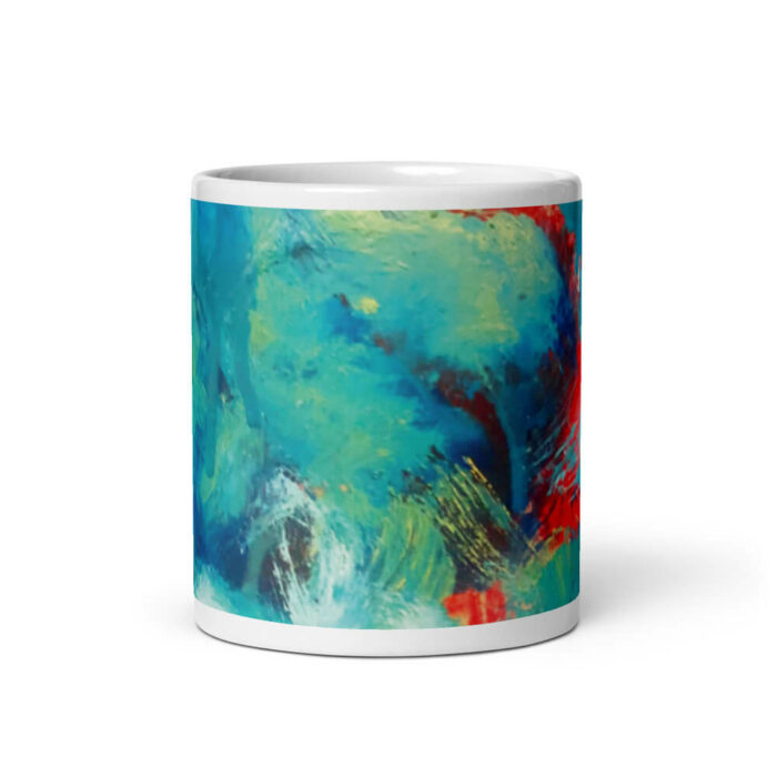 Cốc sứ hình vẽ tranh trừu tượng đẹp