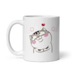 Cốc sứ hình mèo Ami bụng bự dễ thương