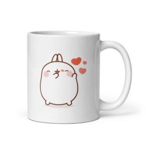 Cốc sứ hình thỏ Molang dễ thương 3