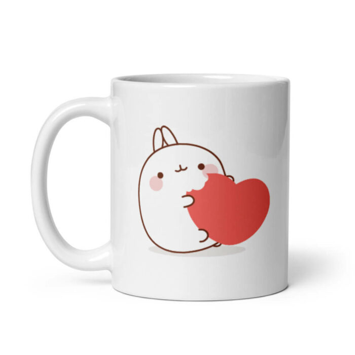 Cốc sứ hình thỏ Molang dễ thương 4