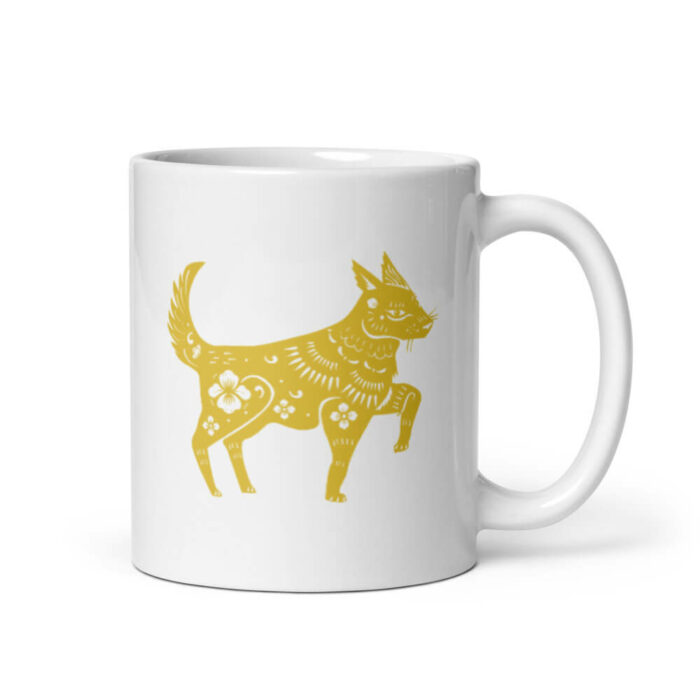 Cốc sứ hình Con Giáp Tuổi Tuất