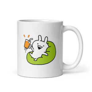 Cốc sứ hình Usagyuuun Hay Ra Dẻ 2