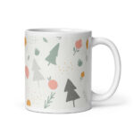 Cốc sứ hoạ tiết hình cây dễ thương