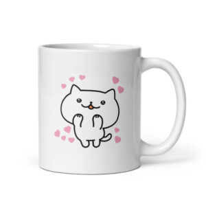 Cốc sứ hình mèo Chuppy dễ thương 2