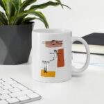 Cốc sứ hình vẽ tập Yoga độc đáo