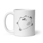 Cốc sứ hình vẽ chó Kedama dễ thương