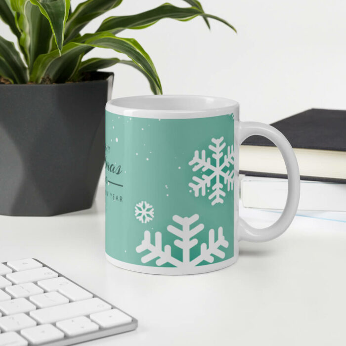 Cốc sứ hình giáng sinh và năm mới