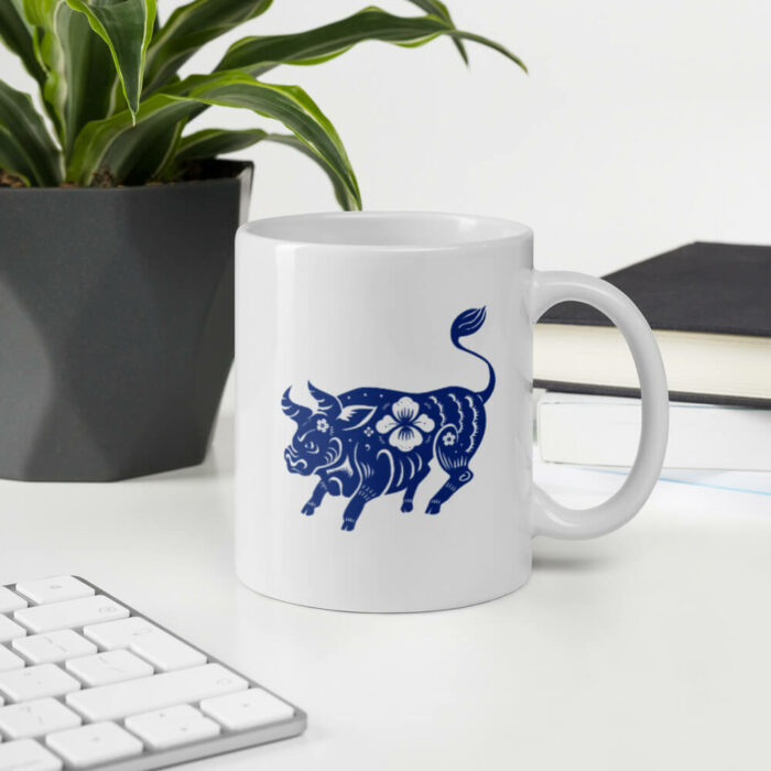 Cốc sứ hình Con Giáp Tuổi Sửu