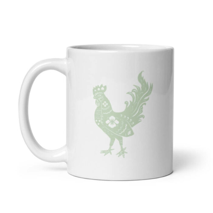 Cốc sứ hình Con Giáp Tuổi Dậu